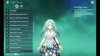 Faruzan voice-over: Receiving a Gift: I  (Genshin Impact eng)