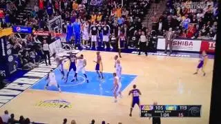 Kobe with the airball on a layup