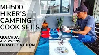 UNBOXING DECATHLON /  QUECHUA MH500 CAMPING COOKING SET 4 PERSON