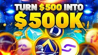TURN $500 INTO $500K With 4 Crypto Tokens! (GET IN EARLY)