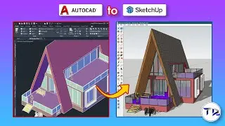 How to Export AutoCAD (.dwg) to Sketchup - the right way.