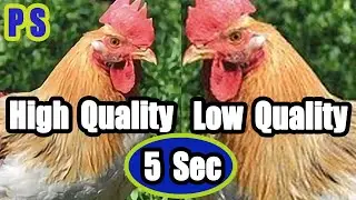 How to Convert Low Resolution photo into High Resolution in PHOTOSHOP || Photoshop Tutorials 2020