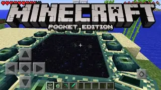 Minecraft Pocket Edition - How To Make An END PORTAL (Minecraft PE)