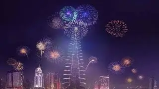 Burj Khalifa fireworks 2022/New Year Eve Celebration 2022/Dubai Creek Harbour