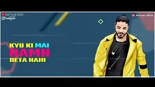 DAMN - RAFTAAR | Raftaar Whatsapp Status | Damn Lyrics Status | Mr Nair Rap Status | MR.NAIR