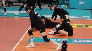 Jeonggwanjang Park Hye-min stretching GS match 25, 11, 28
