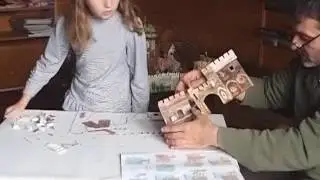 домик из умной бумаги