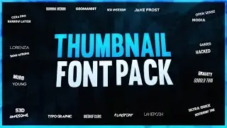 Fonts Pack || Thumbnail Fonts Pack || Android/iOS || Pixellab Fonts Pack