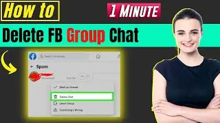 How to delete facebook group chat 2024