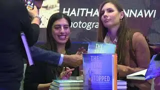 The Year Time Stopped Book Signing on the Creator Economy Stage at LEAP, Riyadh, Saudi Arabia