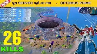 26 KILLS 🥶 FULL SERVER LANDING in NEON TOWN | BGMI FULL RUSH INTENSE HINDI GAMEPLAY - IFS JEET
