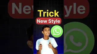 whatsapp chating style // Whatsapp new typing style // how to change whatsapp font