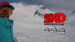 SnowKite Fun (FLYING IN THE FRENCH ALPS WITH A KITE)