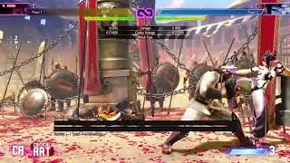 SF6 Meaty Bison +3 on block heavy punch