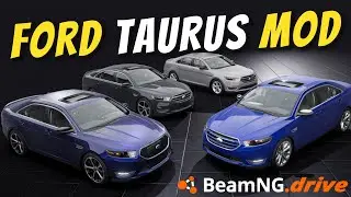 The MOST Detailed Free Car Mod in BeamNG? | Ford Taurus Review