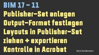 Archicad BIM 17-11 Pläne als PDF exportieren (Publisher)