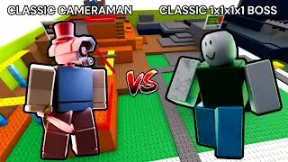 CLASSIC CAMERAMAN vs CLASSIC 1x1x1x1 BOSS! in Toilet Tower Defense
