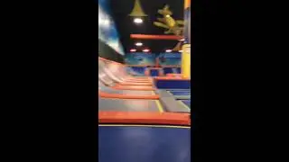 Day 5 in Tennessee ninja warrior trampoline park