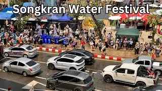 Songkran Water Festival 4K Thailand