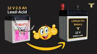 How to Convert old Bike Battery into 12V 12Ah Lithium-ion Battery Pack