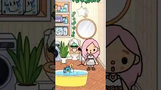 Baby At The Bathroom💖👶 #tocalifeworld #tocaboca #tocalifestory #shorts #fyp