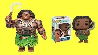 Favorite Disney Moana Figures! FUNKO POP MAUI and MAUI SINGING FIGURE!