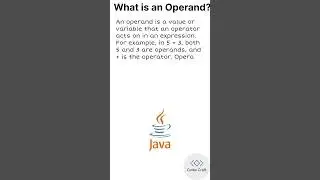 What is an Operand? 