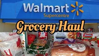 $48.24 Walmart Grocery haul | WALMART Groceries for ONE PERSON