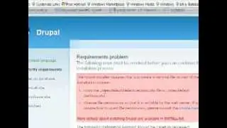 Drupal installation on local host using WAMP server PART1
