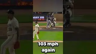 103 MPH Fastball and 98 MPH Splitter. Incredible 3 Pitch K from Jhoan Duran 