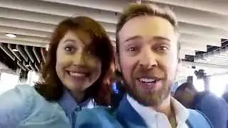 Hello to Nadia from Nick and Kate at NY TechDay 2014