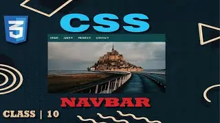 CSS TUTORIAL CLASS 10 | SIMPLE NAVBAR IN CSS 2024 FOR BEGINNERS 😱😱| WEB DEVLOPMENT | #coding #css