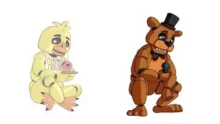 КАК ЧИКА И ФРЕДДИ СТАЛИ АНИМАТРОНИКАМИ ☘ FNAF КОМИКС