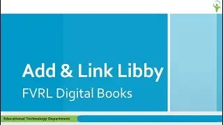 Add & Link Libby