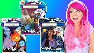 Coloring Disney Wish, Elemental & Strange World Magic Ink Coloring & Activity Books | Imagine Ink