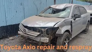Toyota Touring Axio full bodywork and respray.