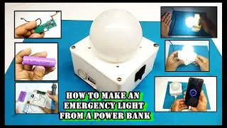 How to Make an Emergency Light from a Power Bank (Dual-Purpose for Mobile Charging and Lighting)