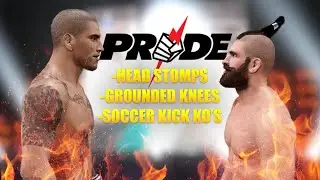 PRIDE MODE With Current UFC Roster (Gameplay Compilation)