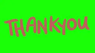 Green Screen: Thank You Animation: No Copyrights