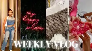 WEEKLY VLOG | sneak peek of my crib pt. 1 , baby shower, TSU homecoming