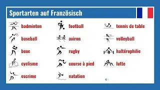 Sportarten auf Französisch