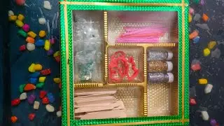 Sweet Box decoration ideas/ Reuse Organiser #youtubvideo #reuse #organiser 