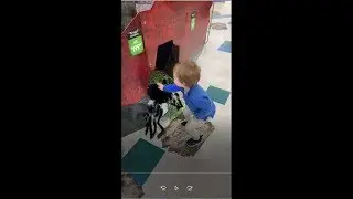 Halloween prank on kid