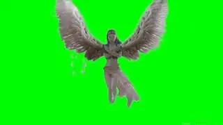 Angel green screen