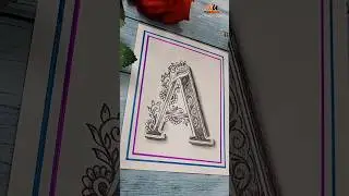 How to Draw Alphabet Letter "A" | 3D Block Letters