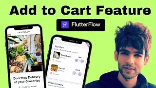 Complete E-commerce ADD TO CART Feature in Flutterflow [CLONE APP Available] 🚀🔥 -FlutterFlowTutorial