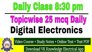 daily mcq class-1, Digital Electronics mcq answer 2022|| Technical helper uppcl tg2 special 2022