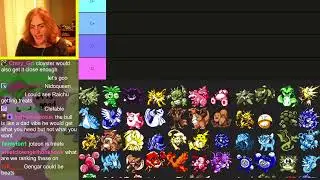 Making Dumb RBY OU Pokémon Tier Lists (Stream VOD)