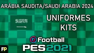 PES 2021 - Uniformes/kits Arábia Saudita/Saudi Arabia (24) Xbox