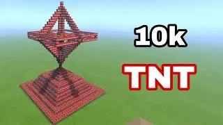 Minecraft 10k TNT experiment | TNT experiment #2